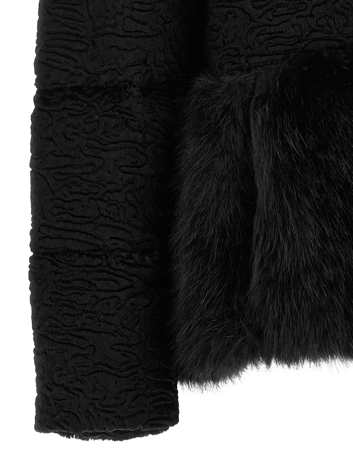 Herno Black Acetate Full-Length Jacket