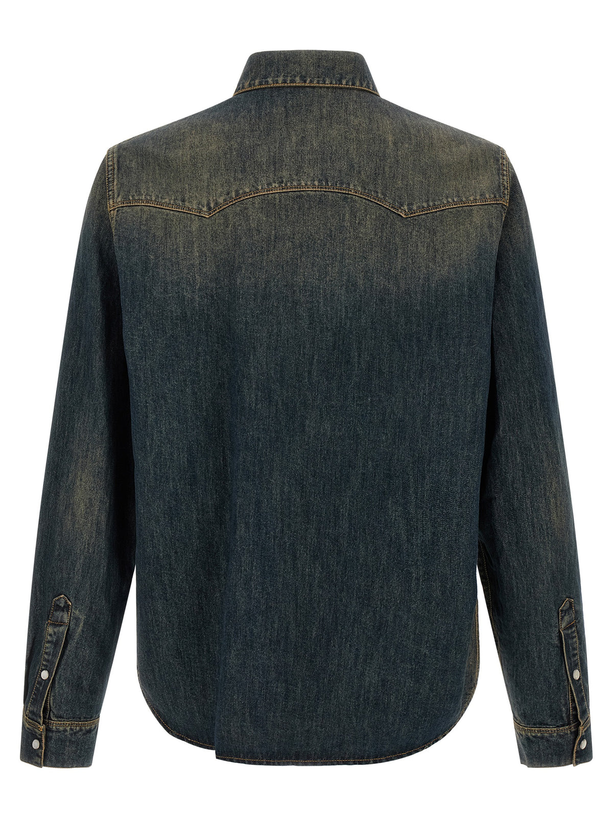 Fendi Blue Cotton Blouse