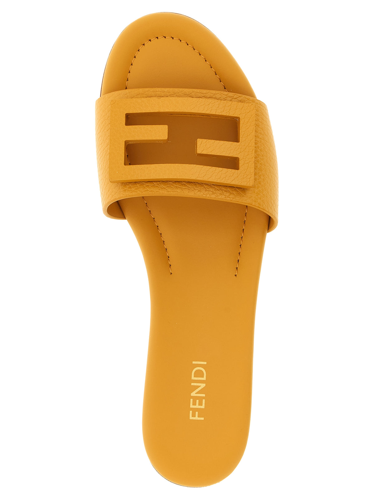 Fendi Multicolor Calfskin Slides