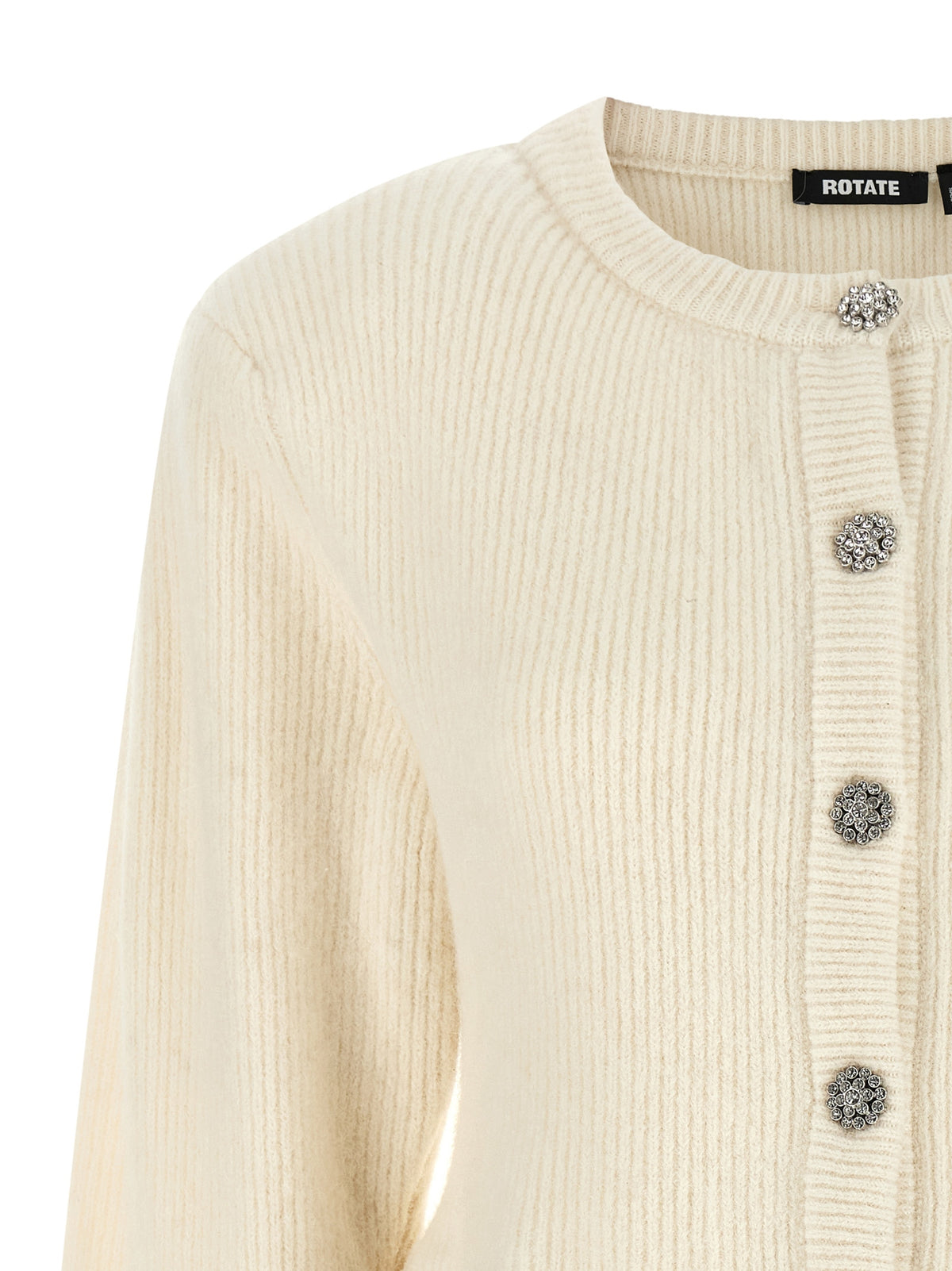 ROTATE BIRGER CHRISTENSEN White Wool Cardigan