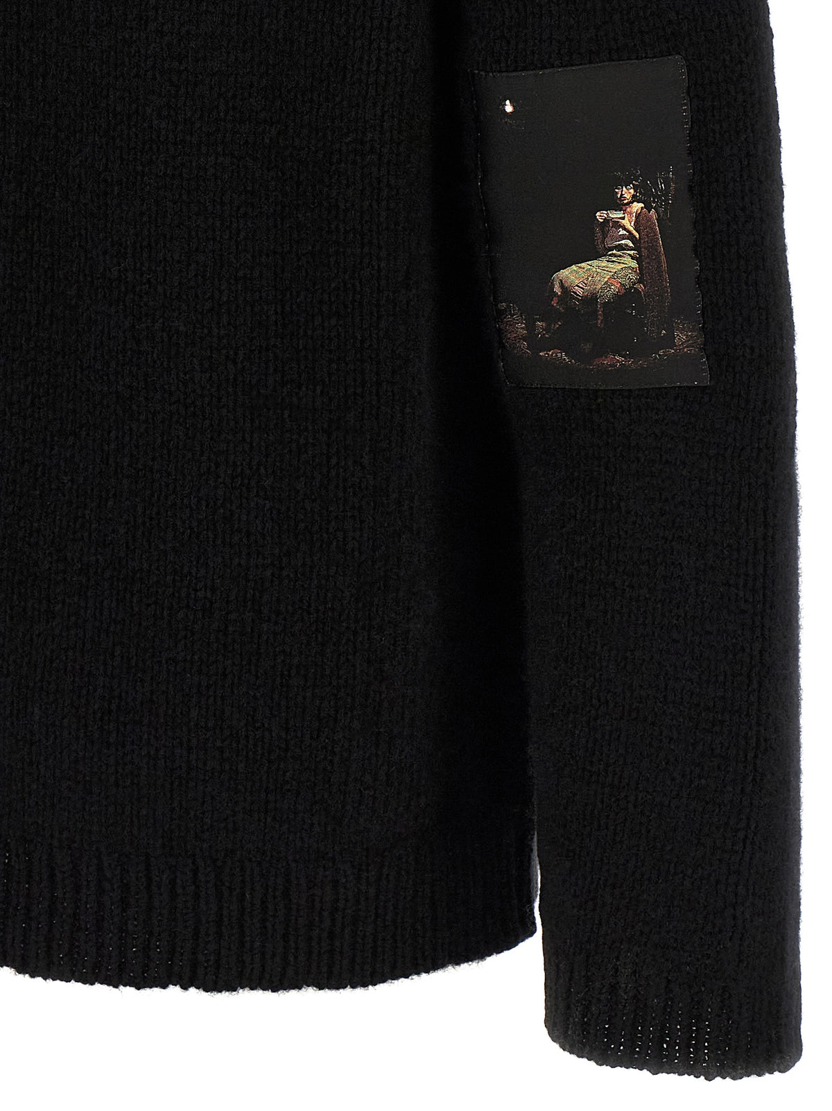 Undercover Black Wool Cardigan