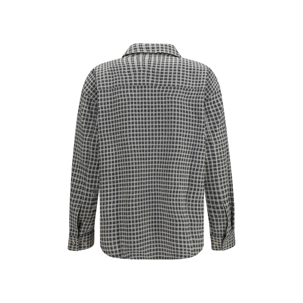 SÉFR Multicolor Marabou Shirt