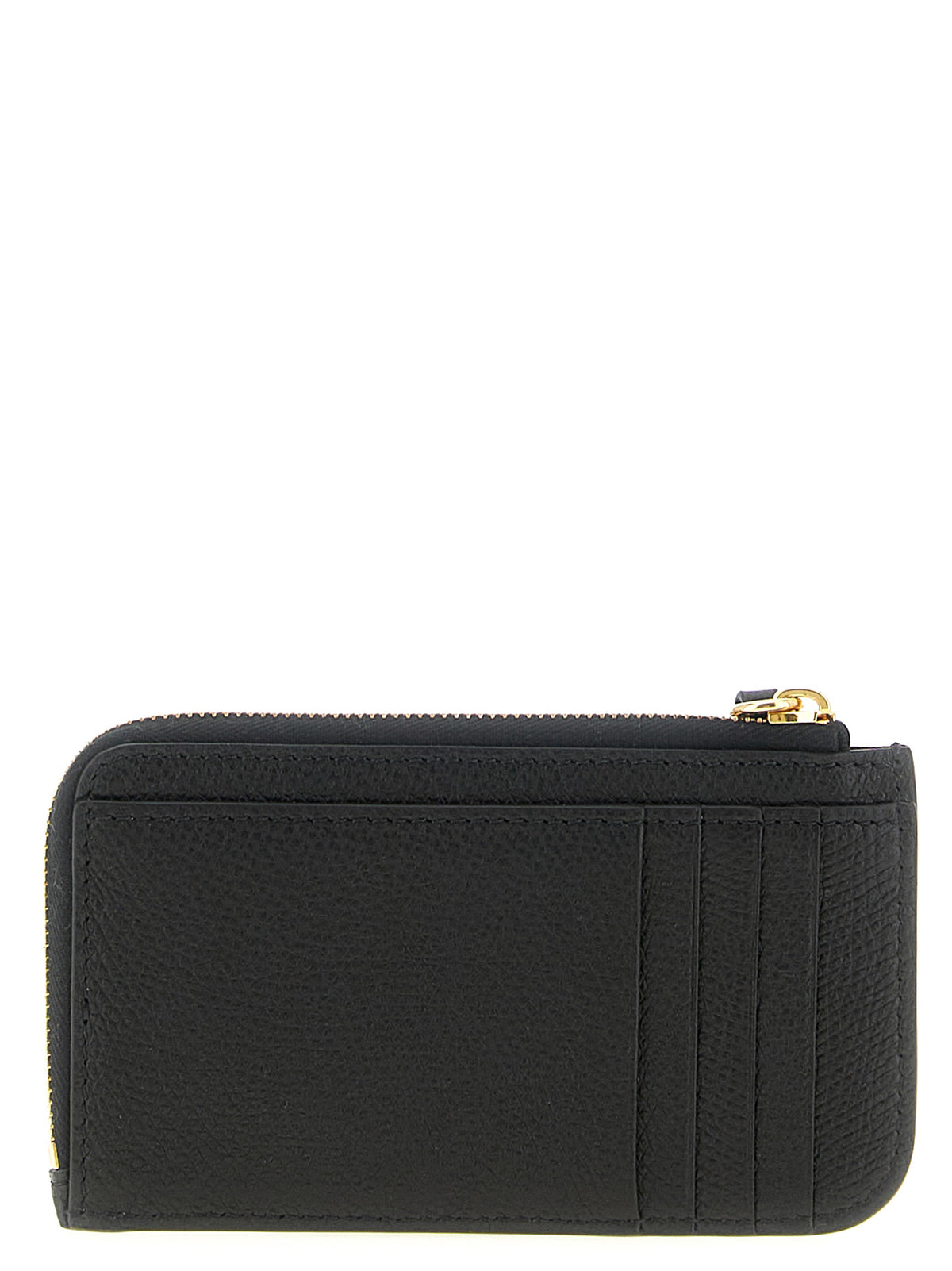 Valentino Garavani Black Lamb Leather Cardholder