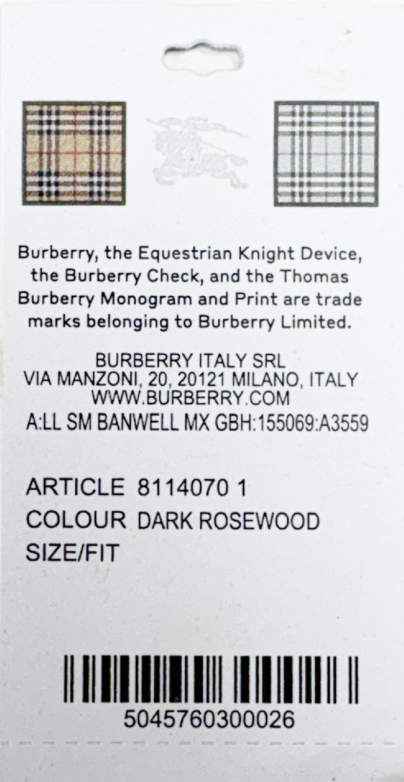 Burberry Small Banwell London Tote Bag