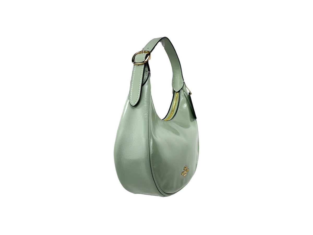 COACH Coach Emily Glazed Leather Shoulder Bag