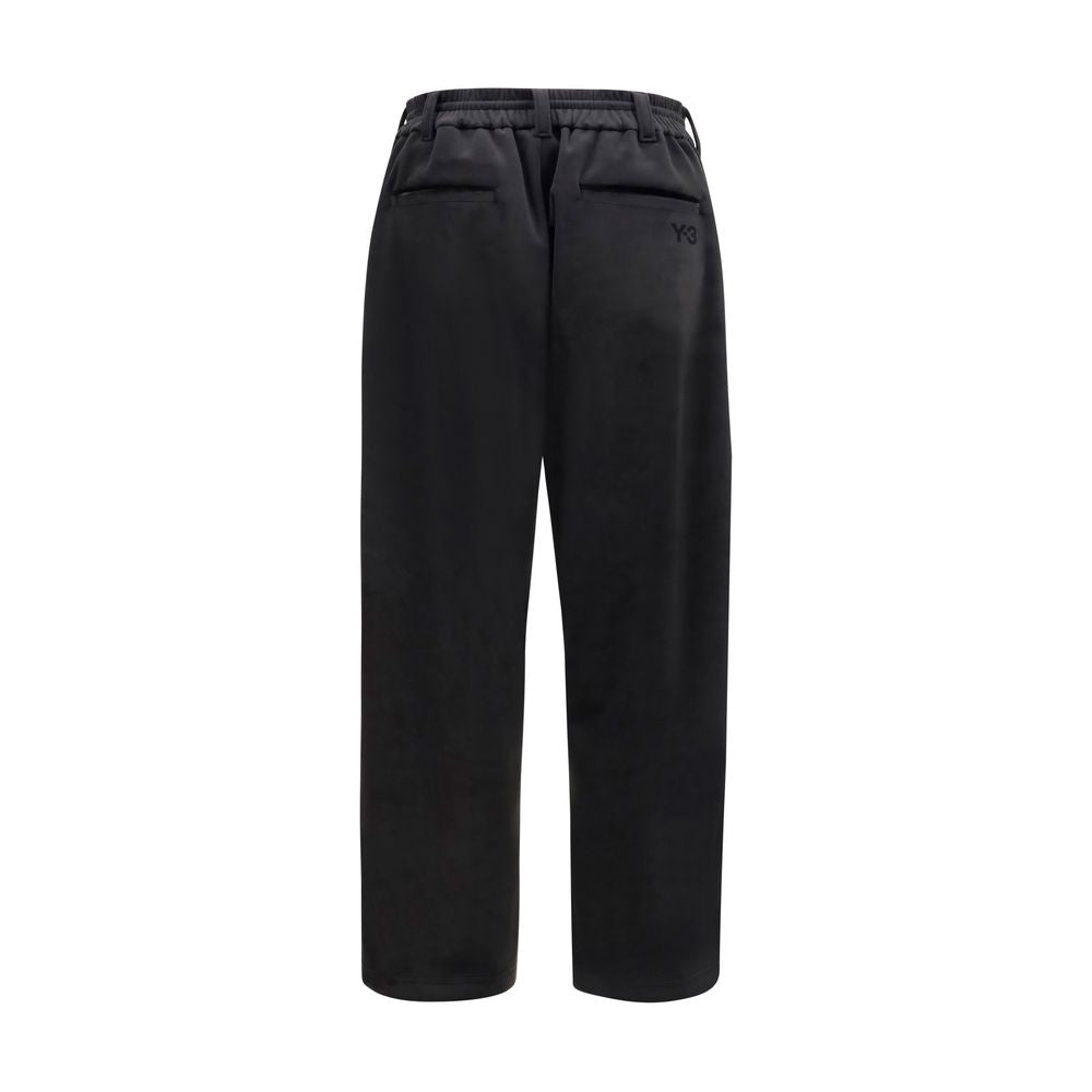 Y-3 Black Polyester Athletic Pants