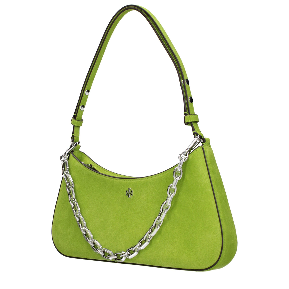 Tory Burch Green Leather Shoulder Bag