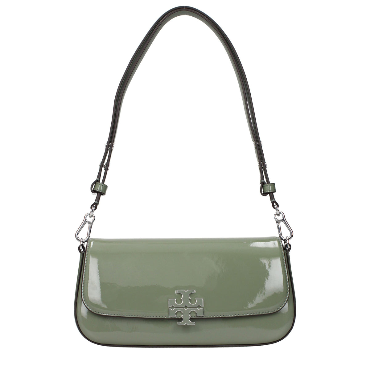 Tory Burch Green Leather Shoulder Bag