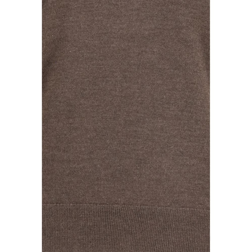The Row Brown Cashmere Sweater