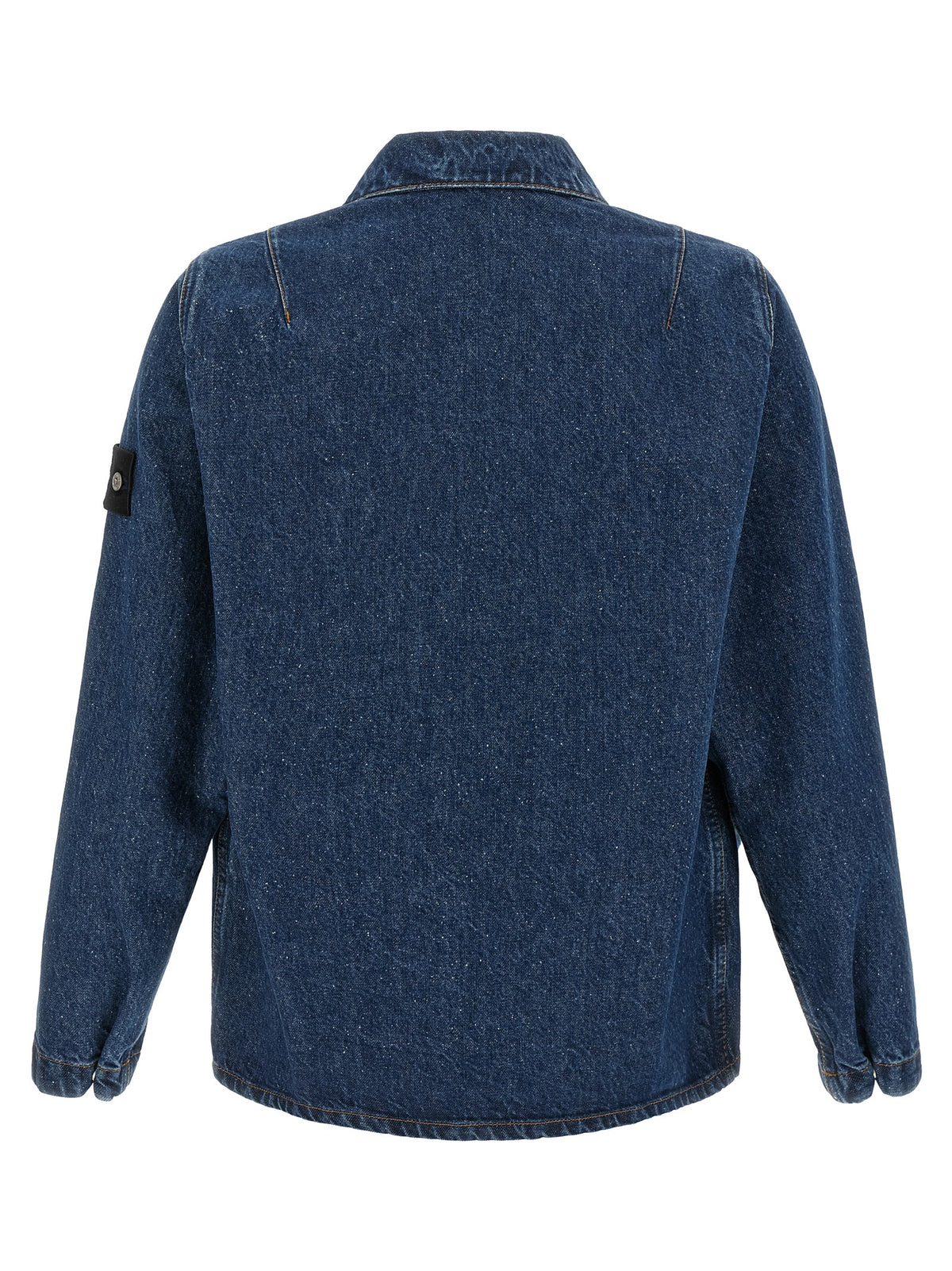Stone Island Blue Cotton Blouse