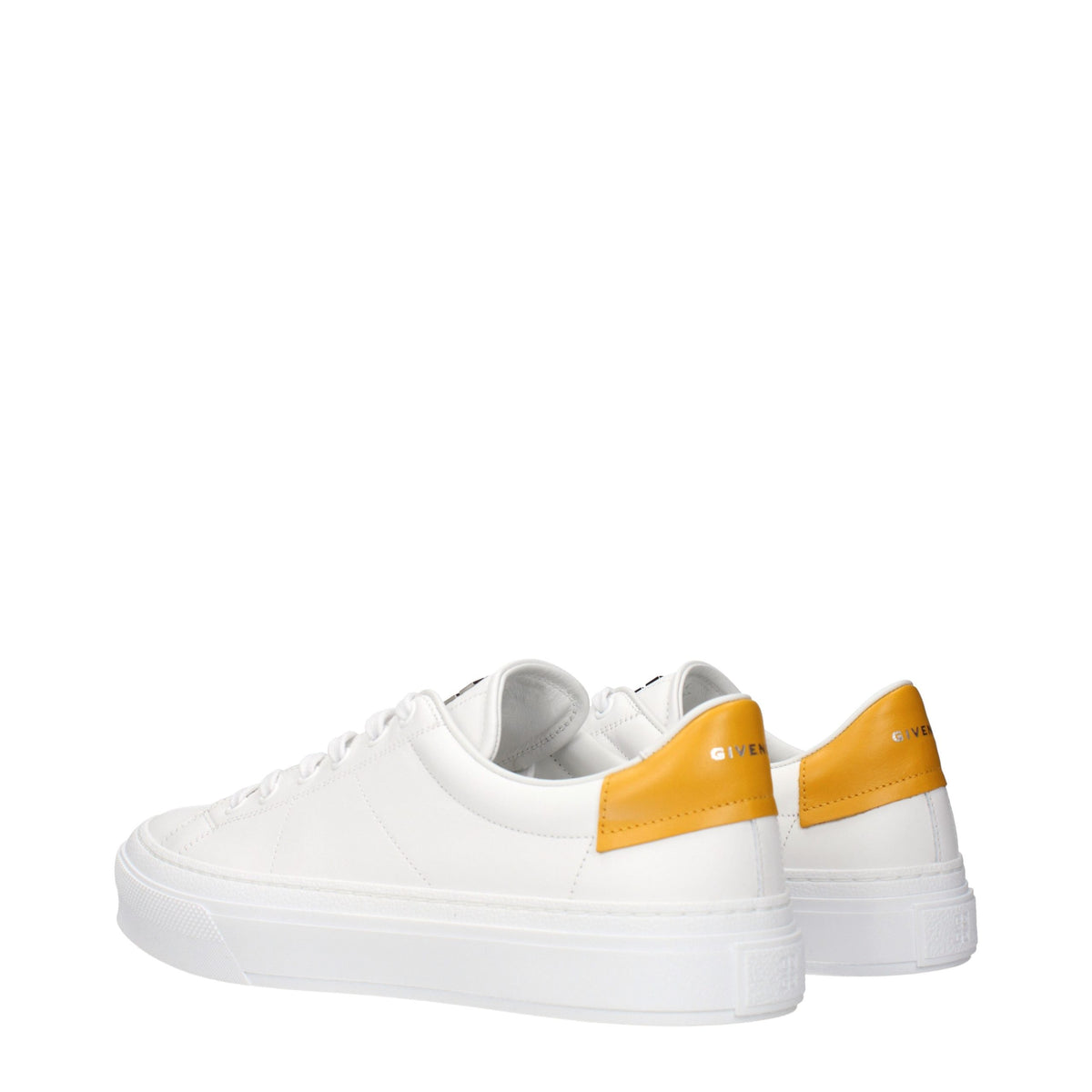 Givenchy White Leather Low Top Sneakers