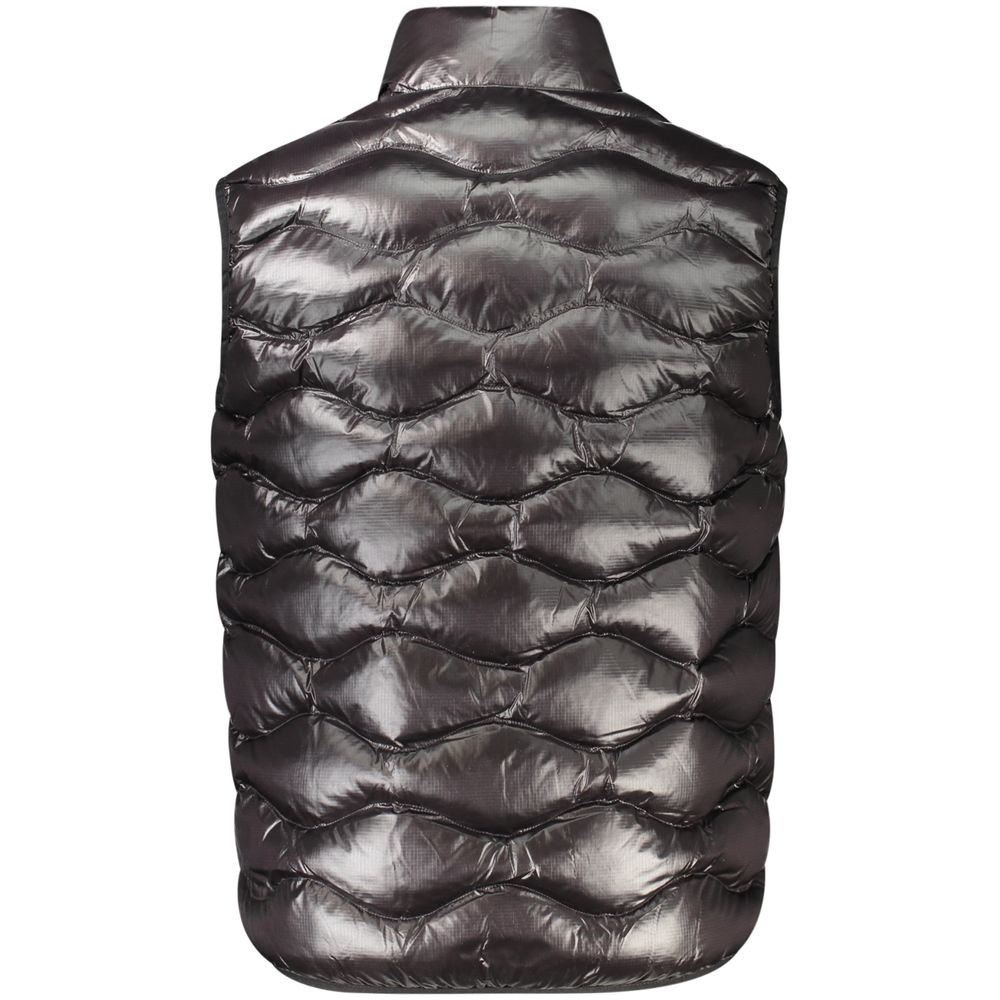 Blauer Black Fabric Men's Vest
