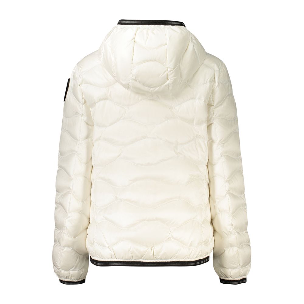 Blauer White Polyamide Women's Jacket with Hood