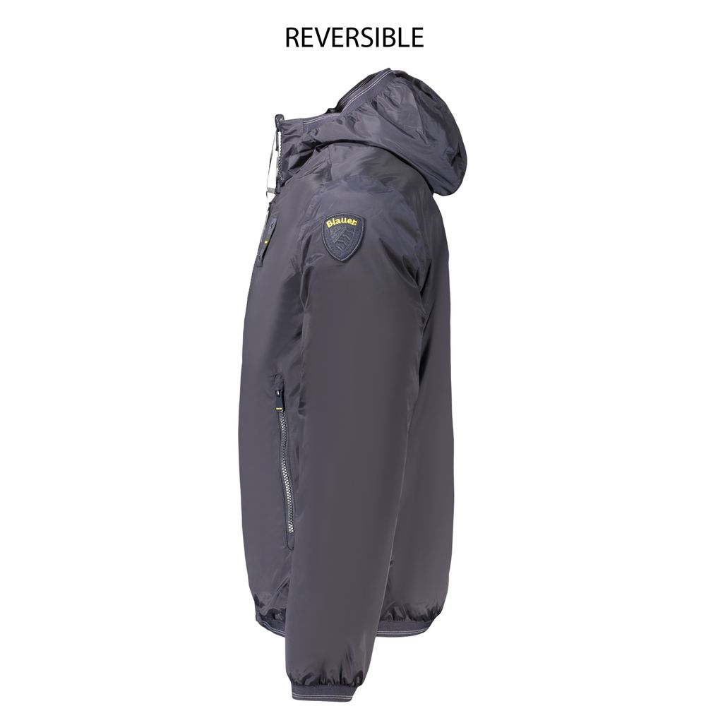 Blauer Blue Polyamide Men's Jacket