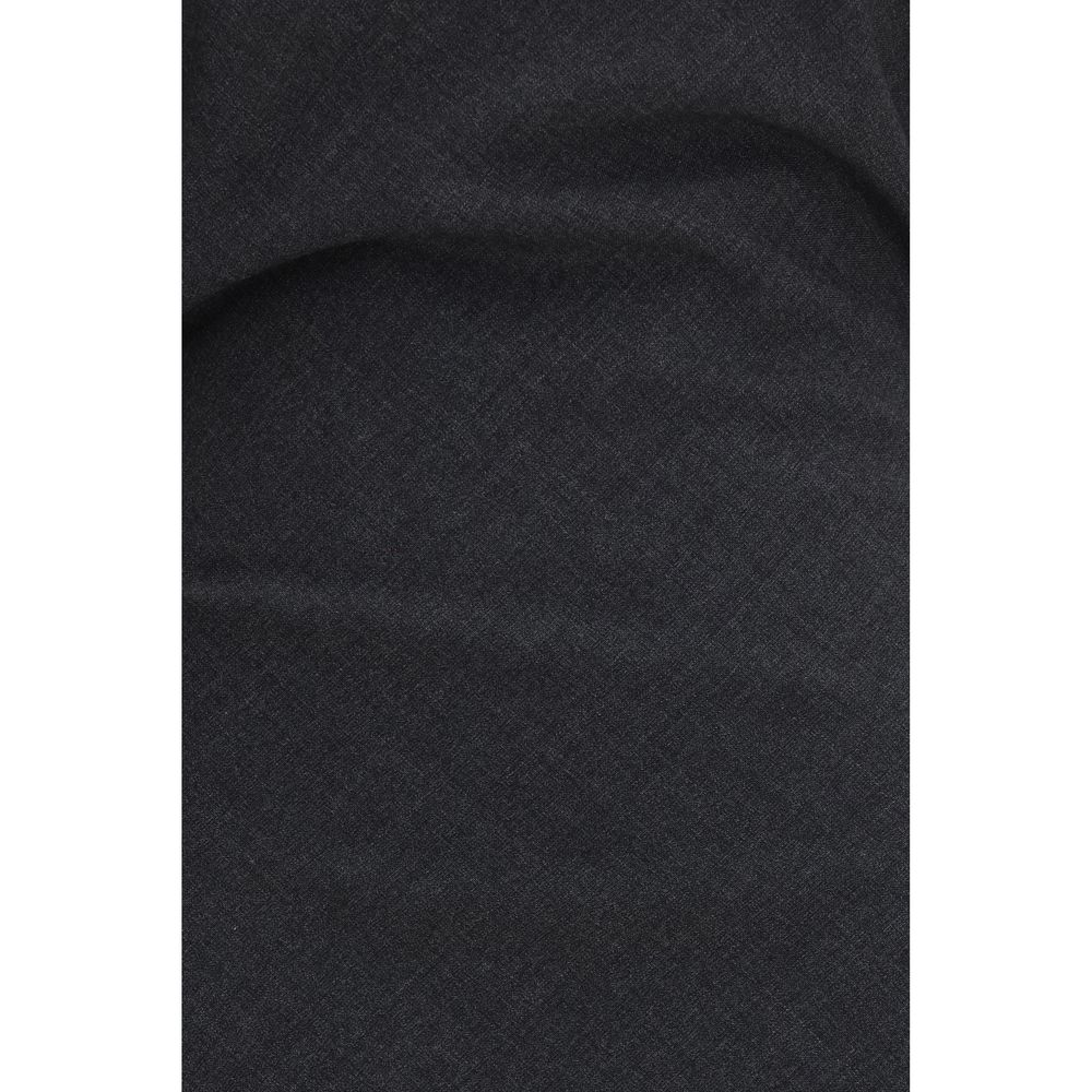 Calvin Klein Gray Wool Oves Aries Cocktail Dress