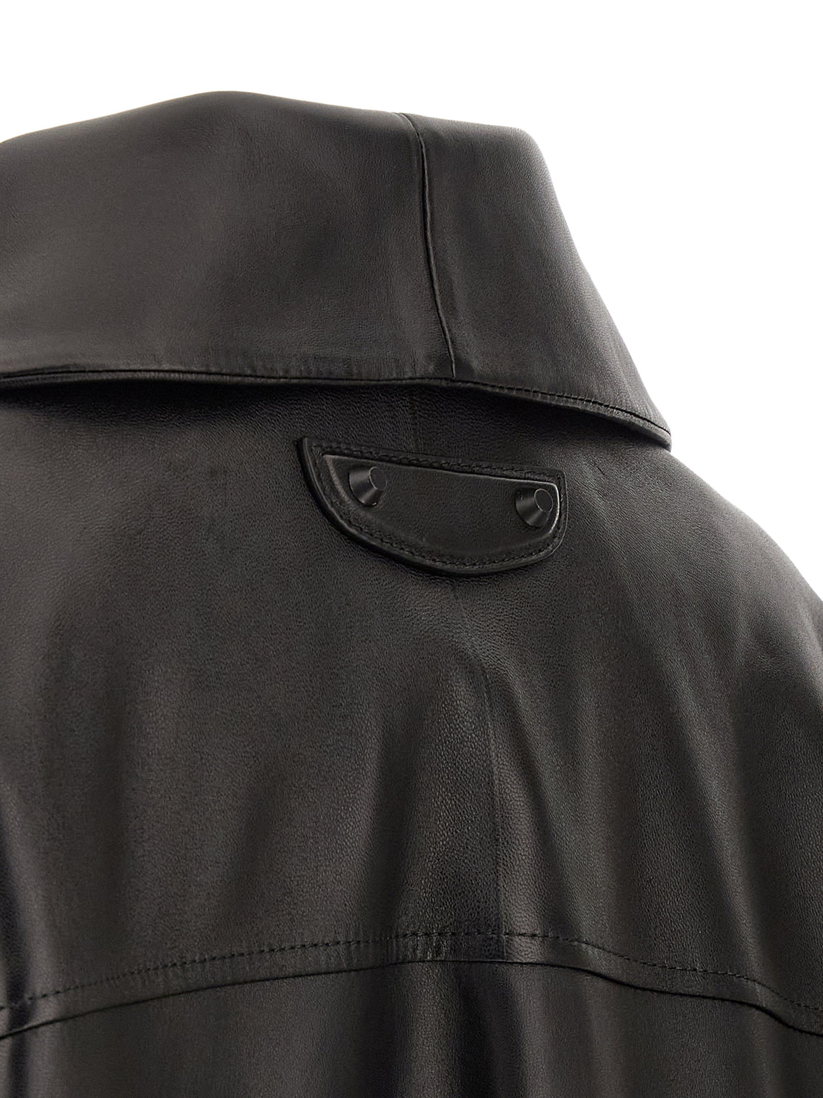 Balenciaga Black Lamb Leather Leather Jacket