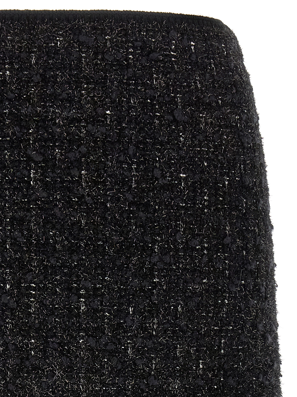 Tory Burch Black Viscose Long Skirt