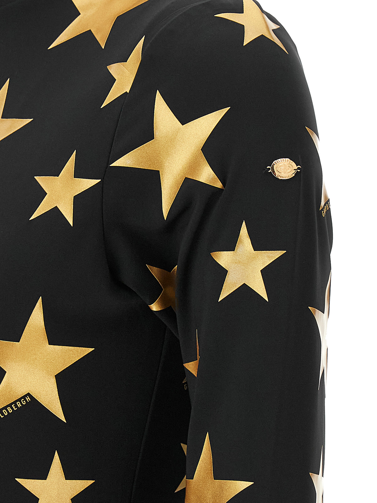 GOLDBERGH Gold Polyester Bodysuit