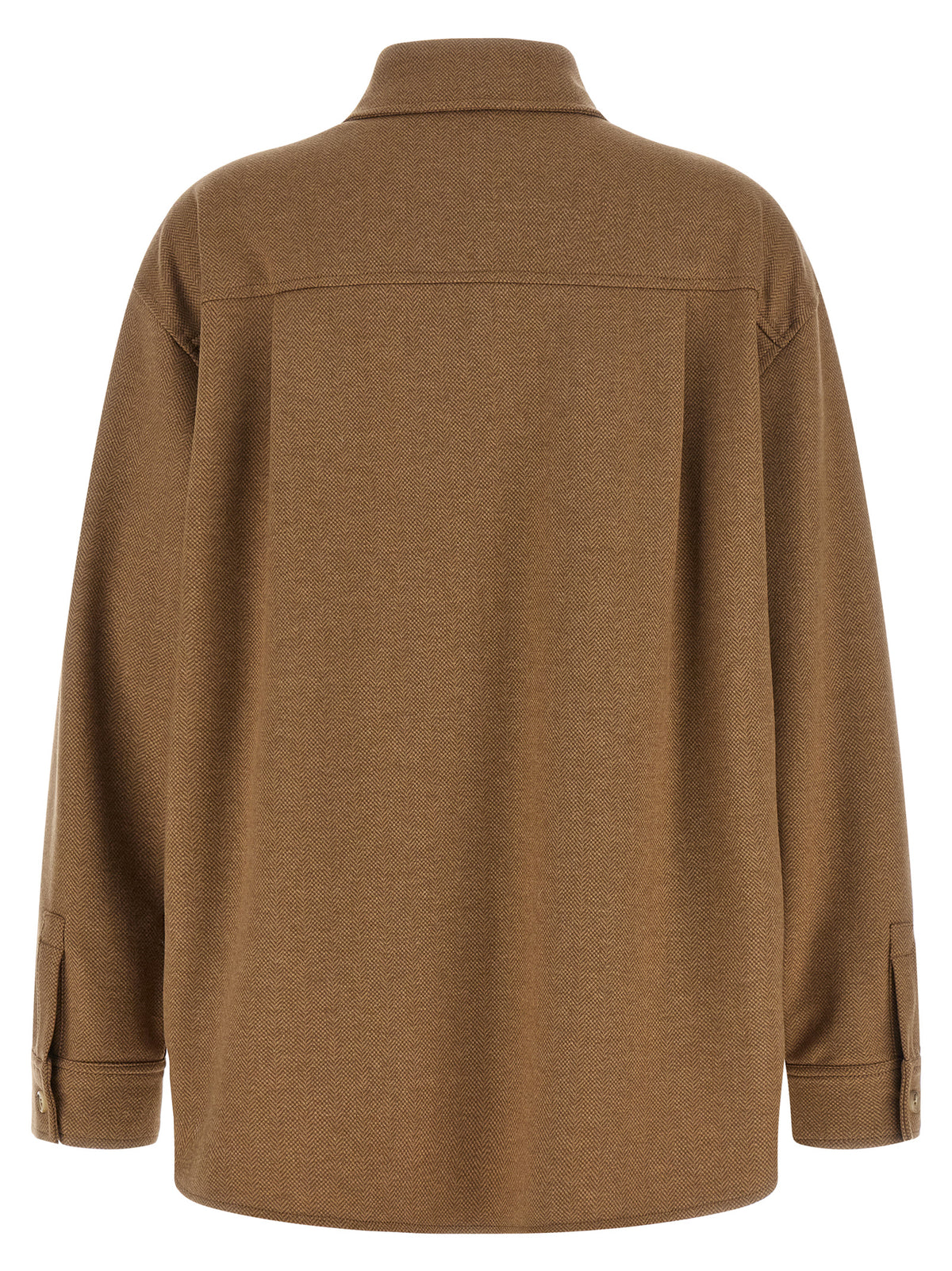 Max Mara Brown Triacetate Shell Jacket