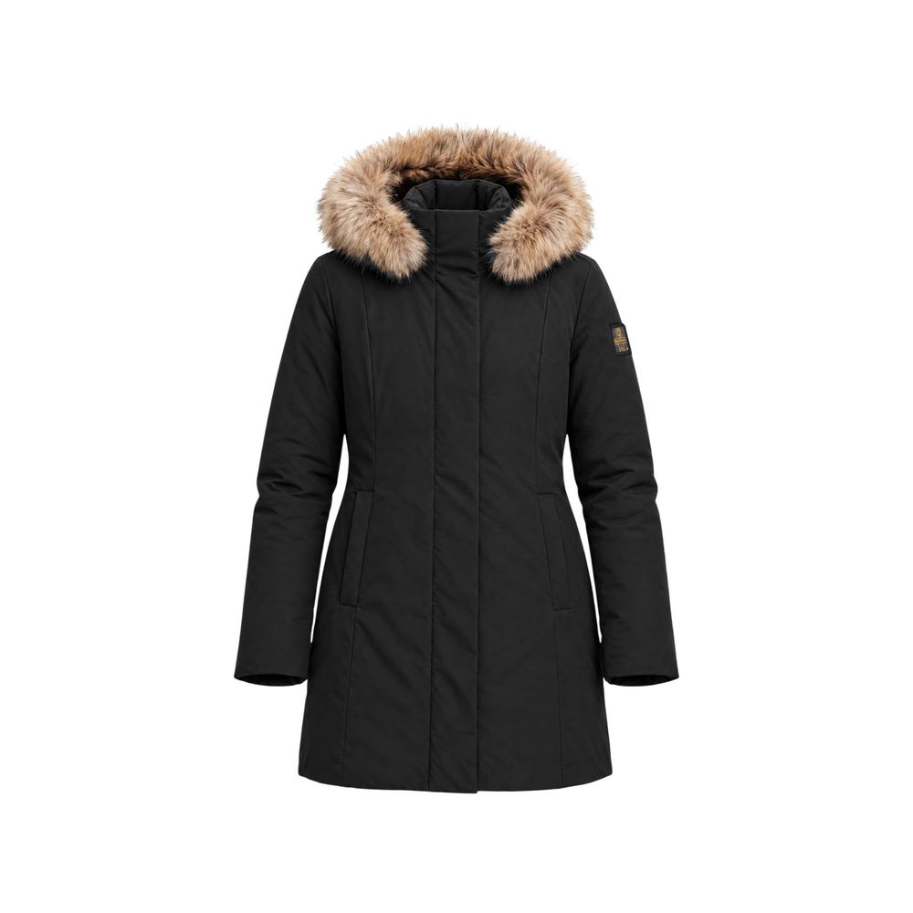 Refrigiwear Black Polyester Full-Length Jacket
