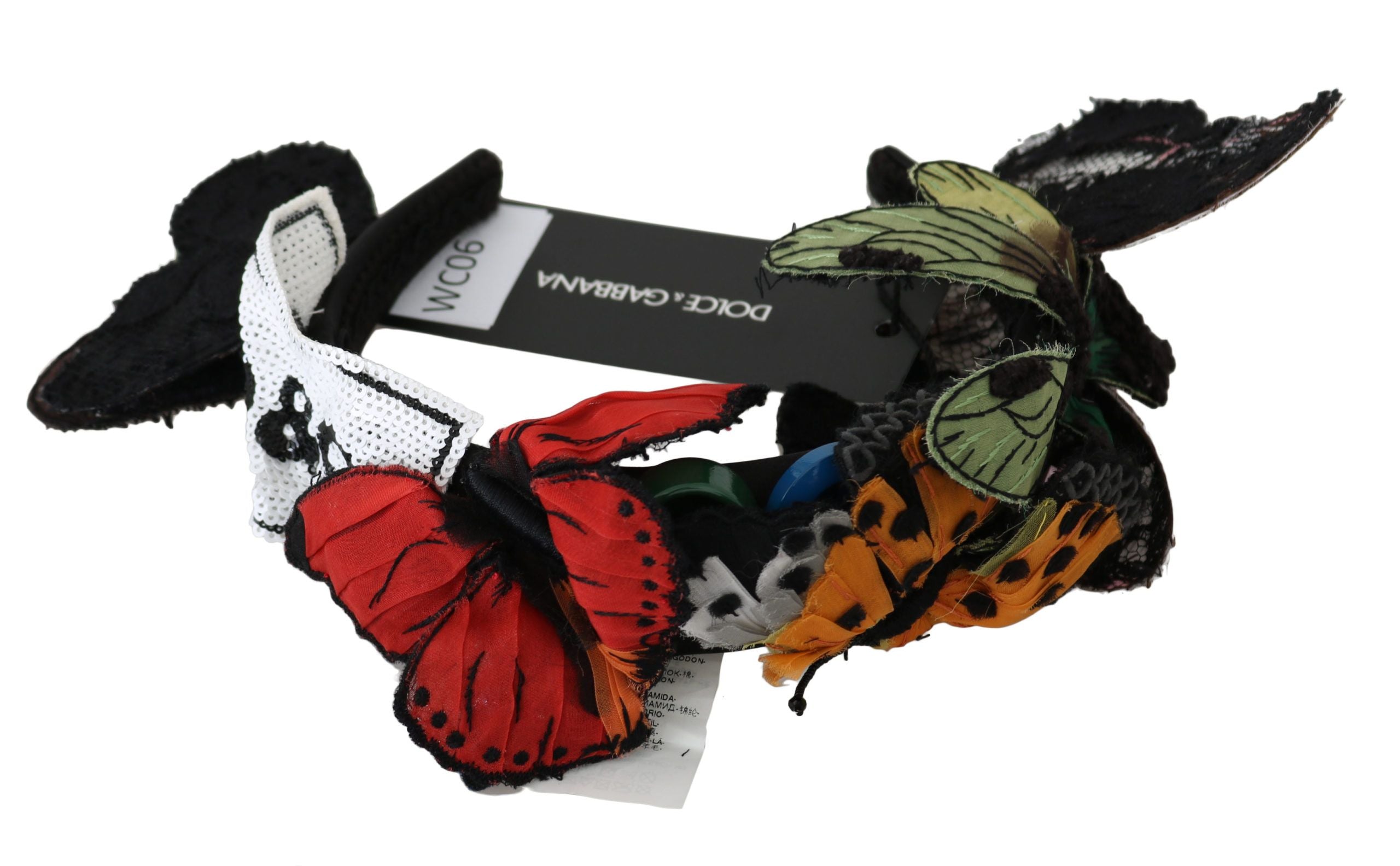 Dolce &amp; Gabbana Elegant Floral Silk Headband διάδημα