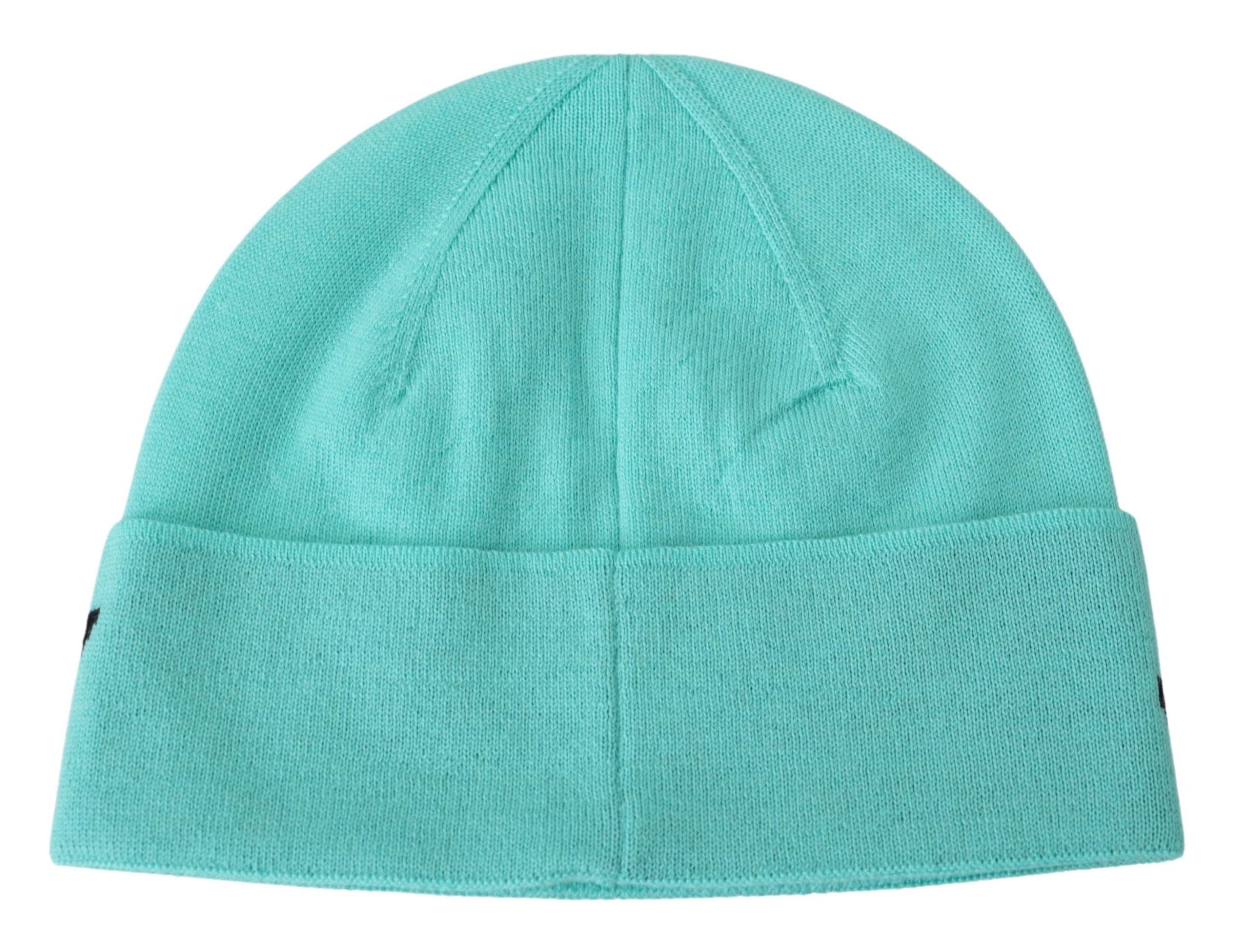 Givenchy Green Wool Beanie Unisex Logo Hat