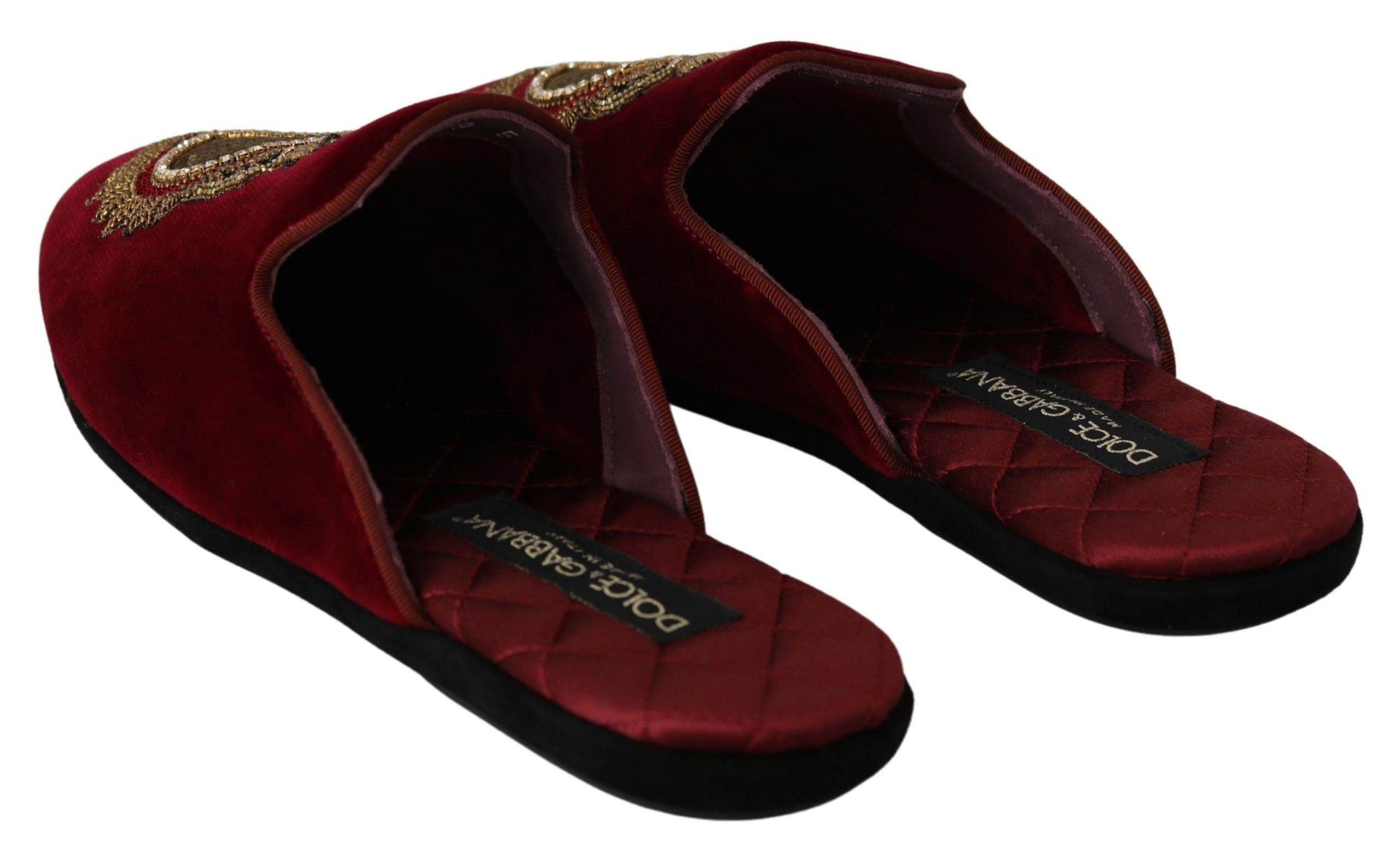 Dolce &amp; Gabbana Red Velvet Κεντημένες Διαφάνειες