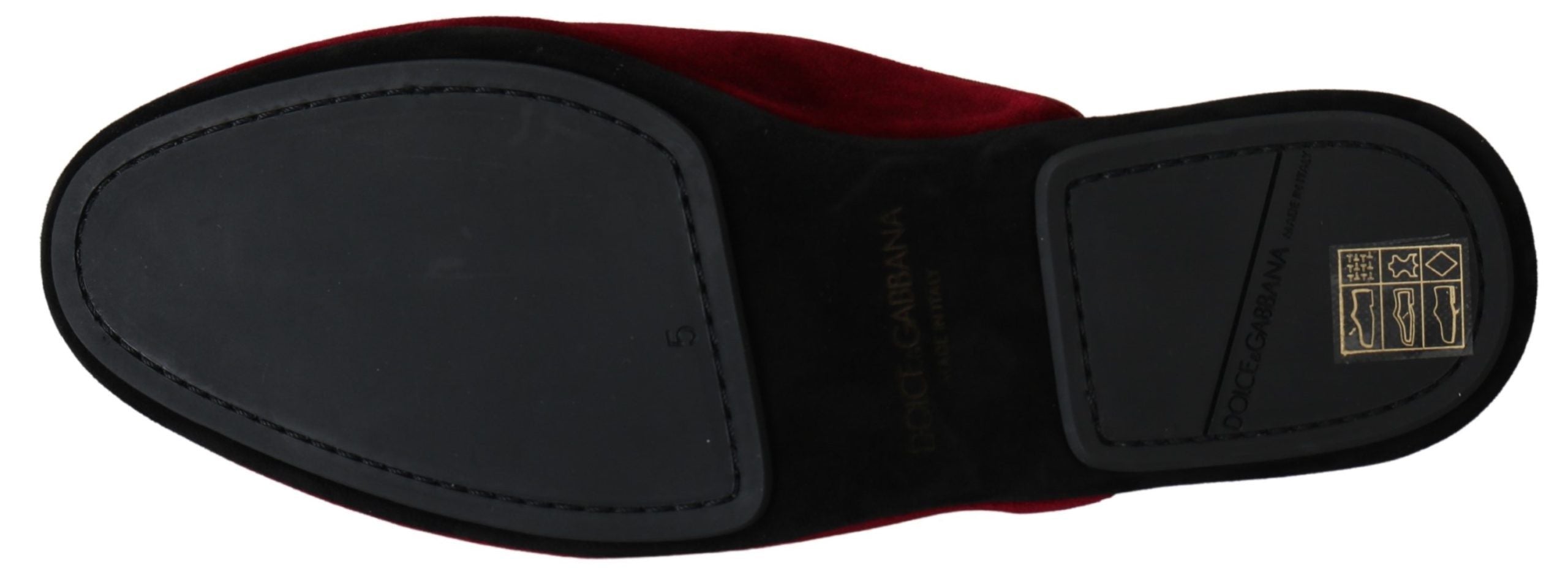 Dolce &amp; Gabbana Red Velvet Κεντημένες Διαφάνειες