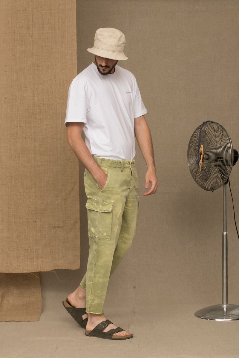 Ανδρικό τζιν Don The Fuller Green Cotton