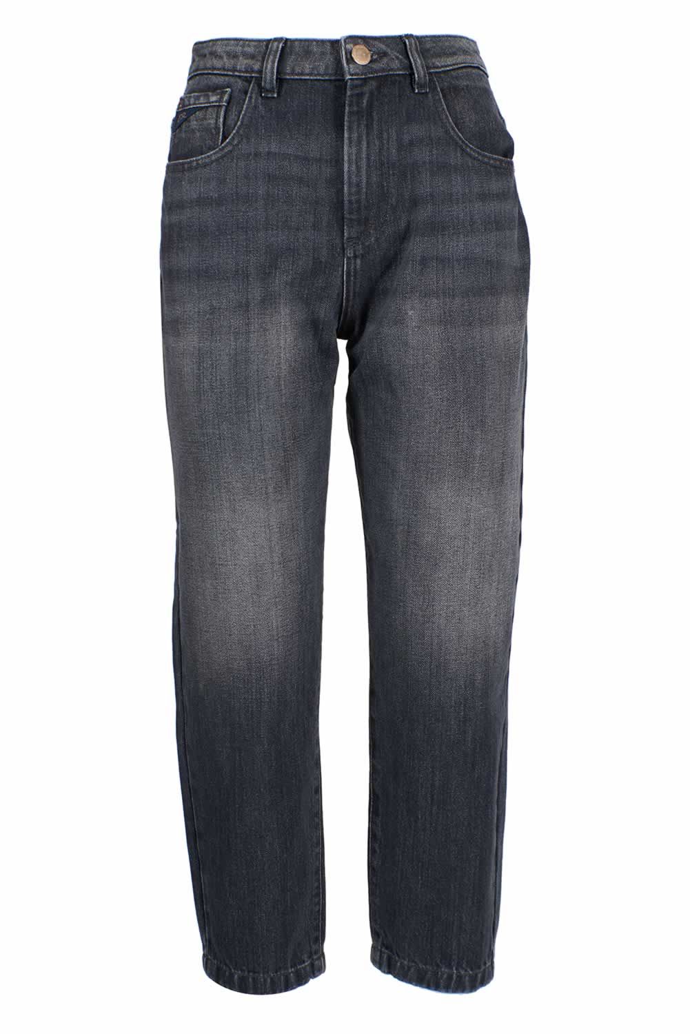 Yes Zee Black Cotton Women's High-Waisted Jean
