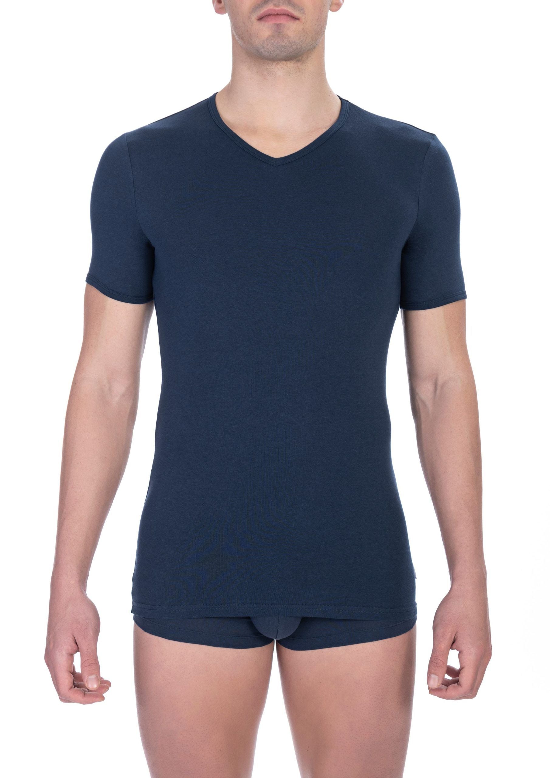 Ανδρικό T-shirt Bikkembergs Blue Cotton