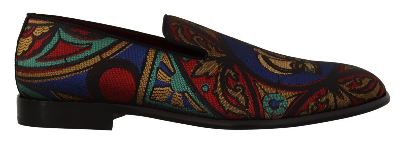 Dolce &amp; Gabbana Πολύχρωμες Jacquard Slide-On Loafer Παντόφλες