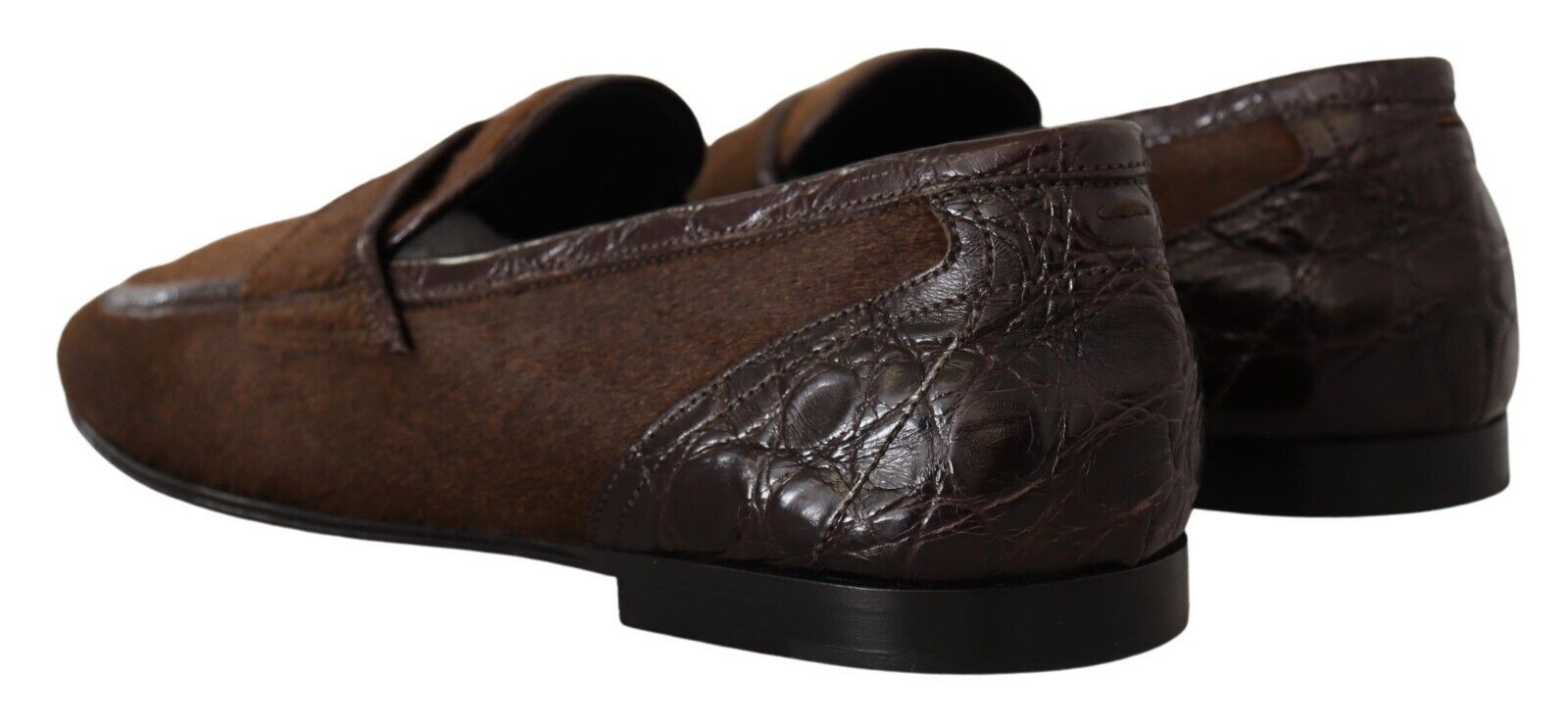Dolce &amp; Gabbana Exquisite Exotic Leather Loafers
