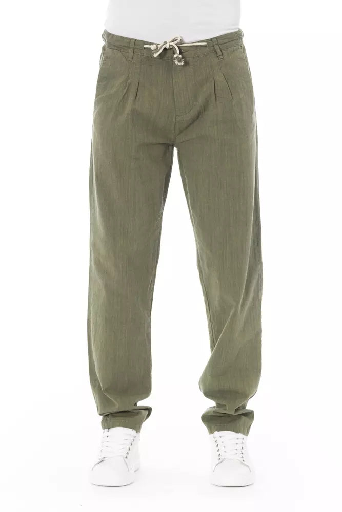 Ανδρικό παντελόνι Chino από βαμβάκι Baldinini Trend Army