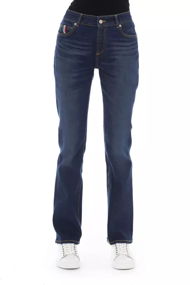 Γυναικεία τζιν Baldinini Trend Blue Cotton
