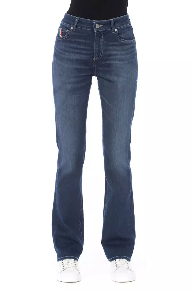 Γυναικεία τζιν Baldinini Trend Blue Cotton