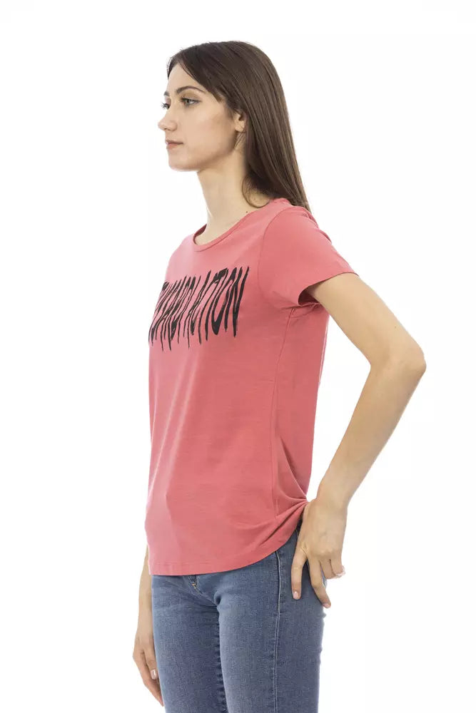 Πολύχρωμο βαμβακερό γυναικείο τοπ Trussardi Action