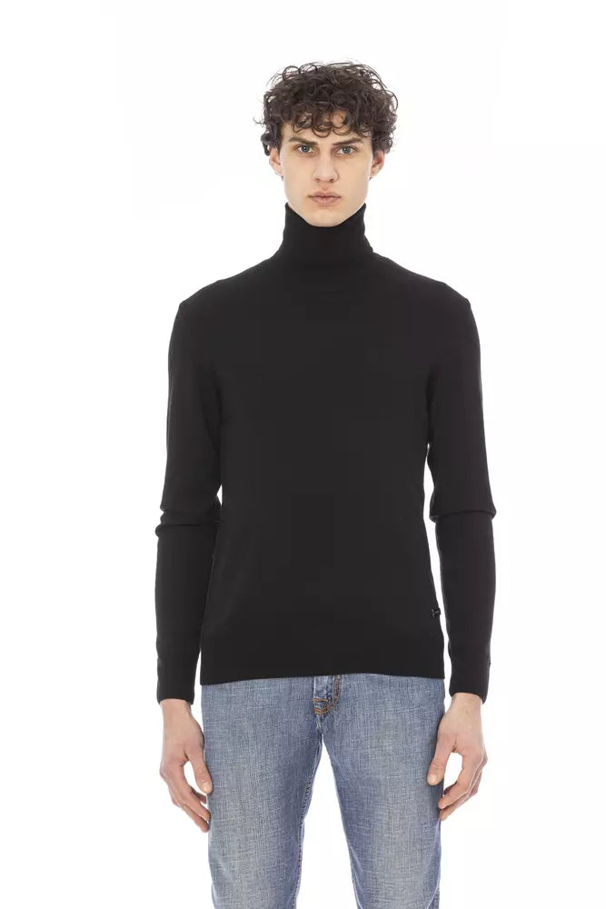 Ανδρικό πουλόβερ Baldinini Trend Black Fabric