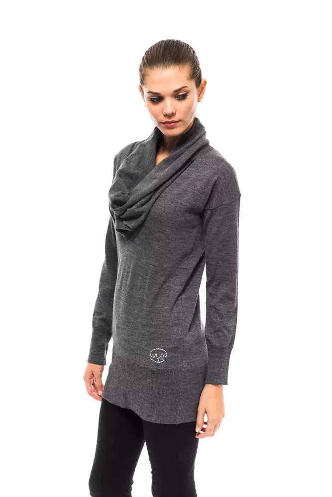 Γυναικείο πουλόβερ Montana Blu Grey Wool