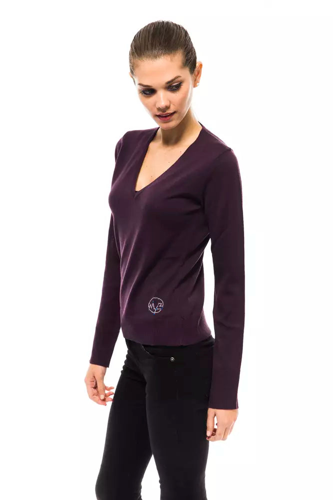 Γυναικείο πουλόβερ Montana Blu Purple Wool