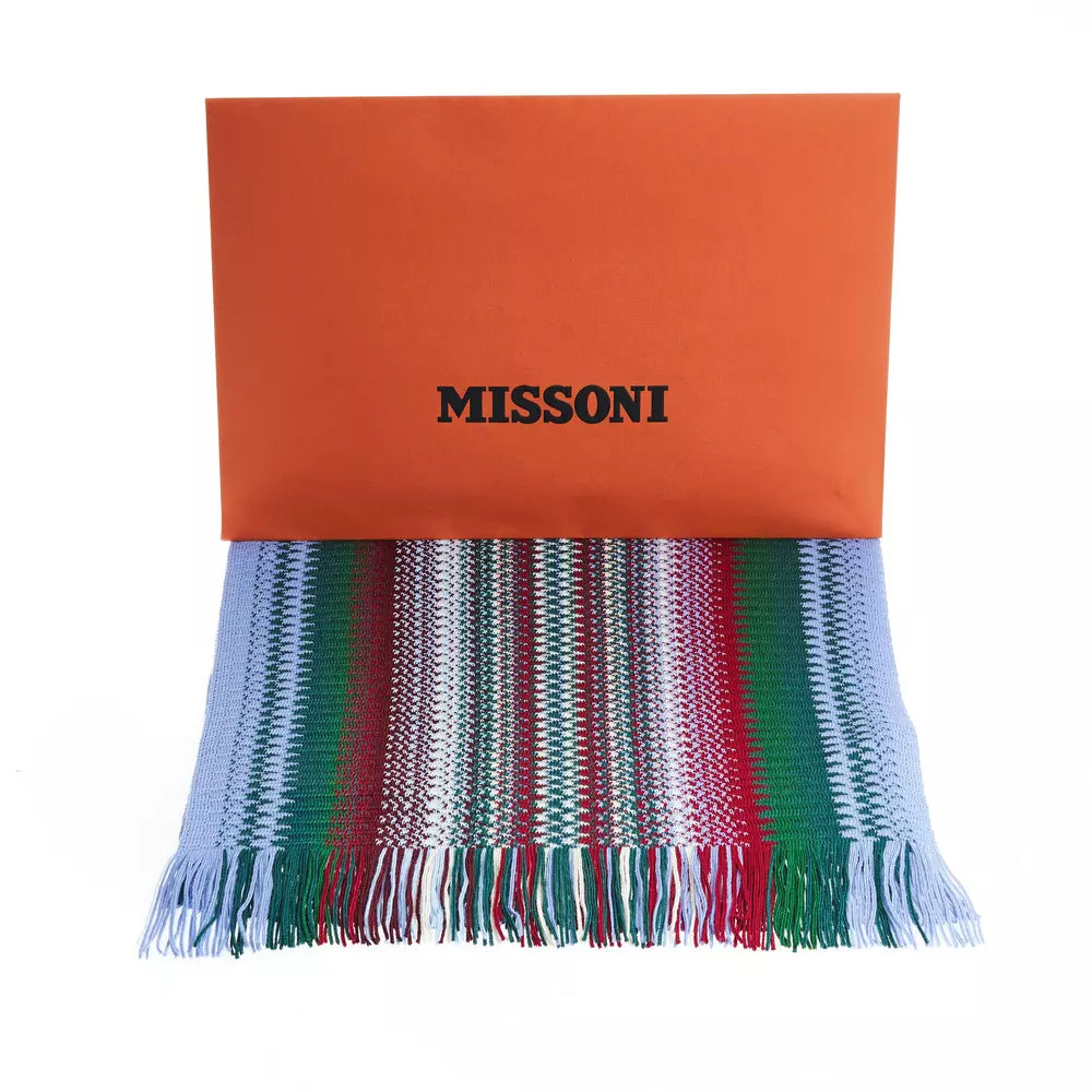Missoni Πολύχρωμο Μάλλινο Ανδρικό Φουλάρι