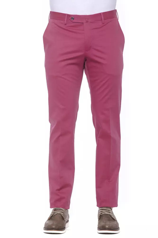 Ανδρικό παντελόνι PT Torino Fuchsia Cotton
