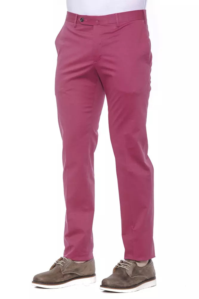 Ανδρικό παντελόνι PT Torino Fuchsia Cotton