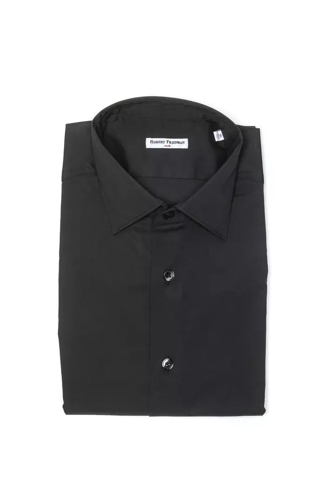 Ανδρικό πουκάμισο Robert Friedman Grey Cotton