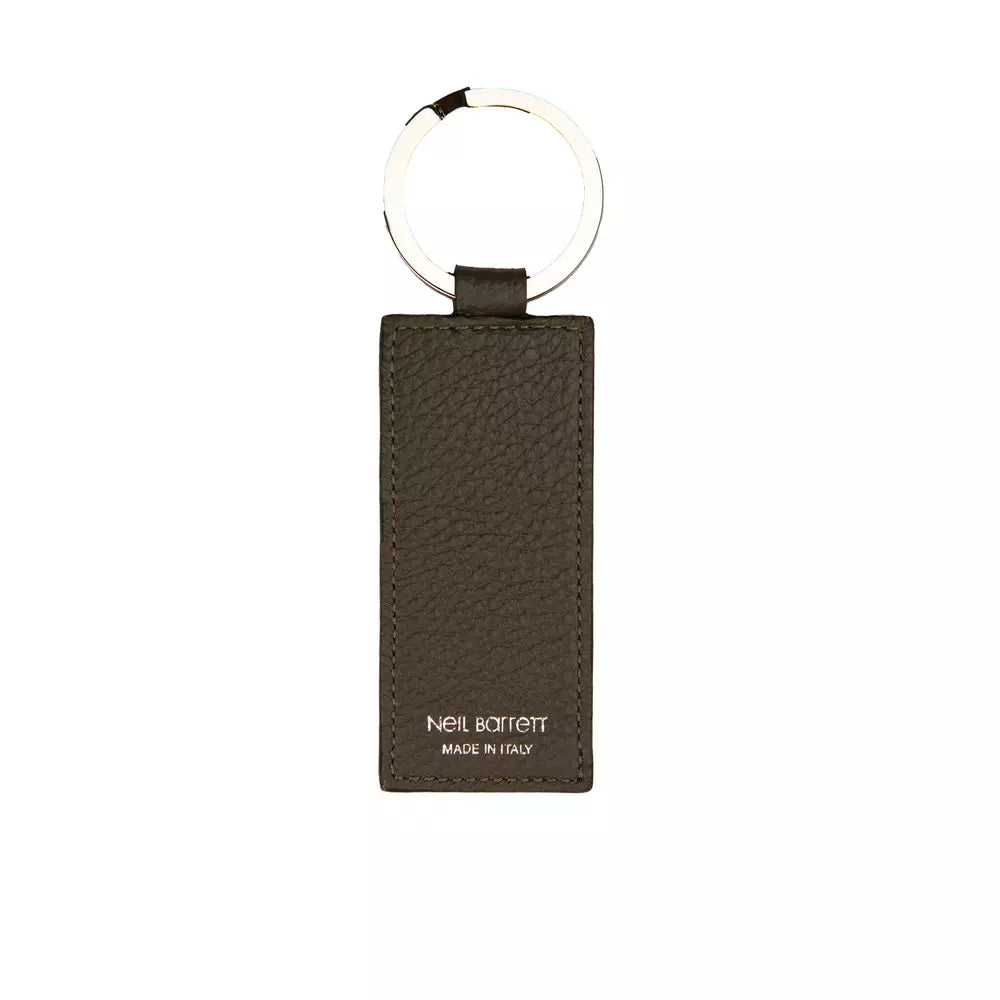 Ανδρικό μπρελόκ Neil Barrett Green Leather