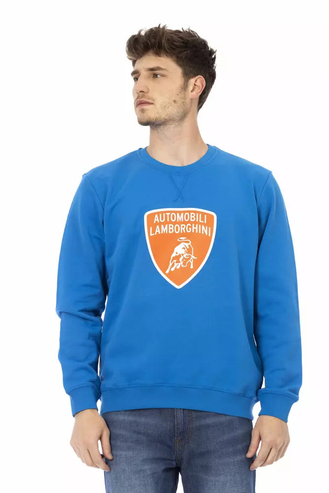 Ανδρικό πουλόβερ Automobili Lamborghini Blue Cotton