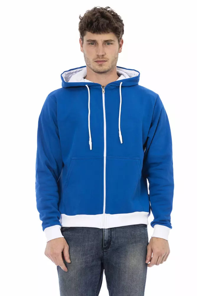 Ανδρικό πουλόβερ Baldinini Trend Blue Wool