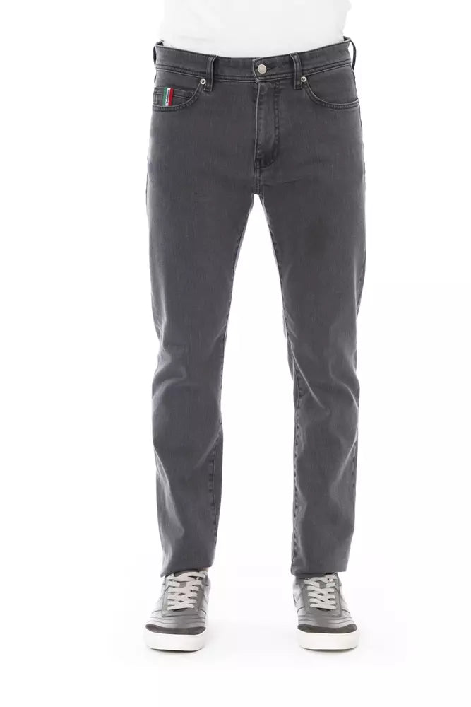 Ανδρικά τζιν Baldinini Trend Grey Cotton