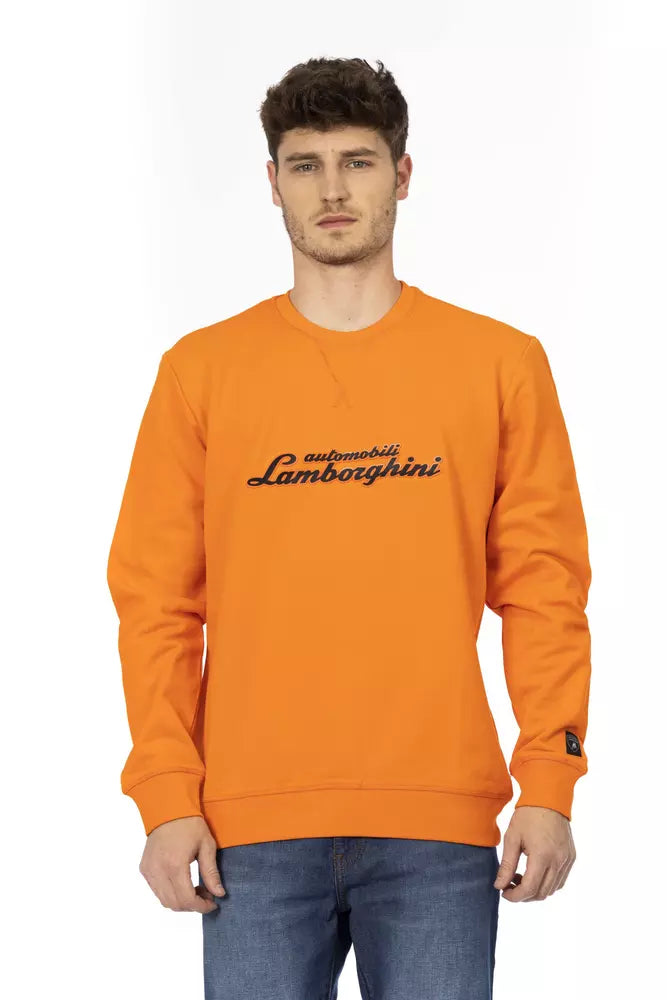 Ανδρικό πουλόβερ Automobili Lamborghini Orange Cotton