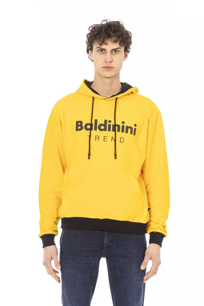 Ανδρικό πουλόβερ Baldinini Trend Yellow Cotton